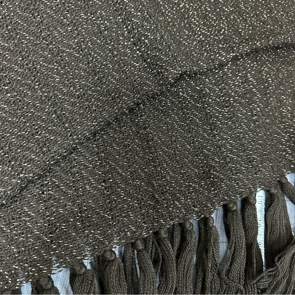 Huge Oversized Warm and Cozy Black Sparkle Scarf - Picture 10 of 10